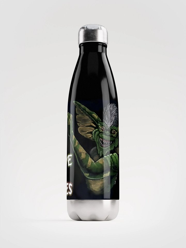 Mischievous Gremlin Stainless Steel Water Bottle product image (1)