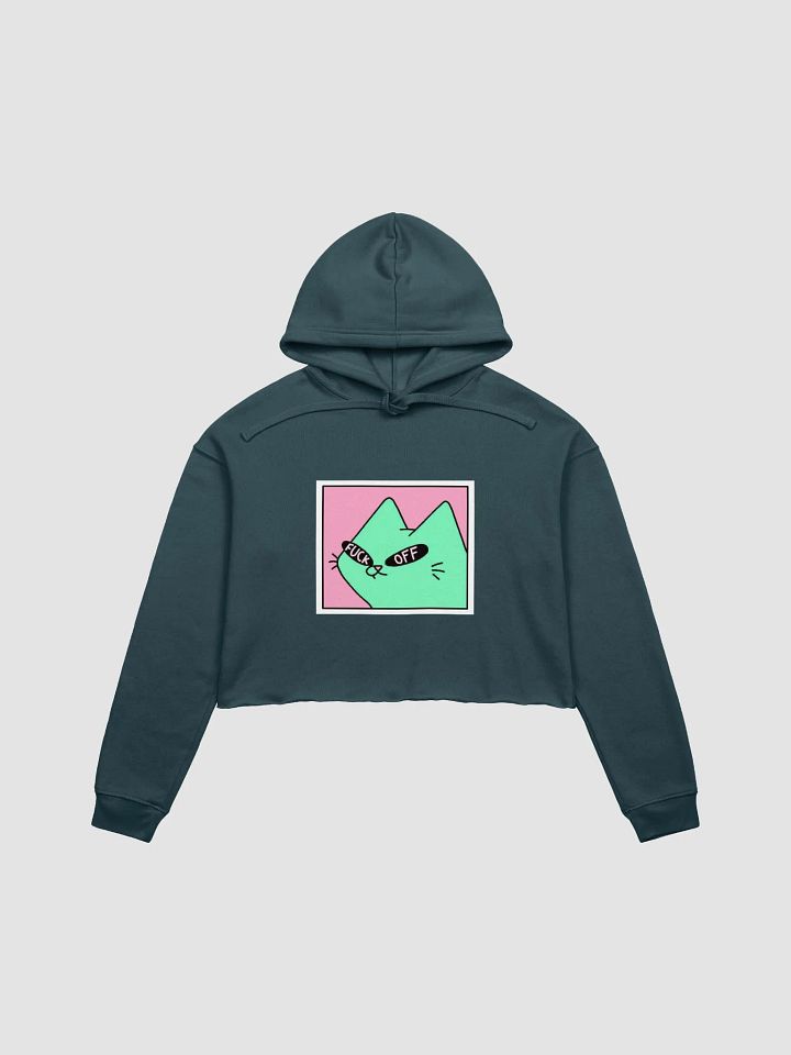 Bitchy Cat Sunglasses Crop Hoodie product image (5)