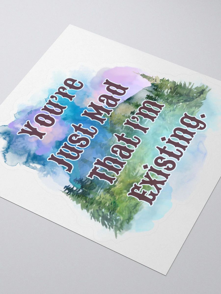 I'm Existing Kiss-Cut Sticker product image (3)