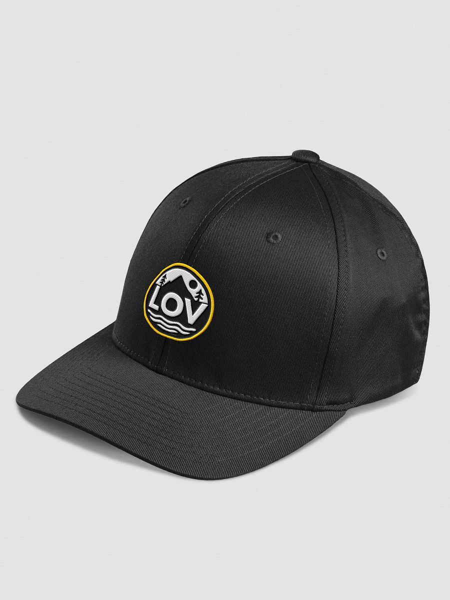 Embroidered LOV Flexfit Cap (Wht or Blk) product image (4)