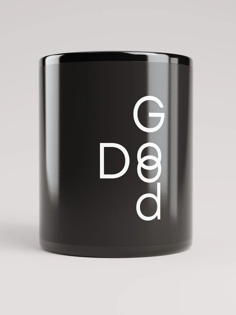 DoGood Black Glossy Mug