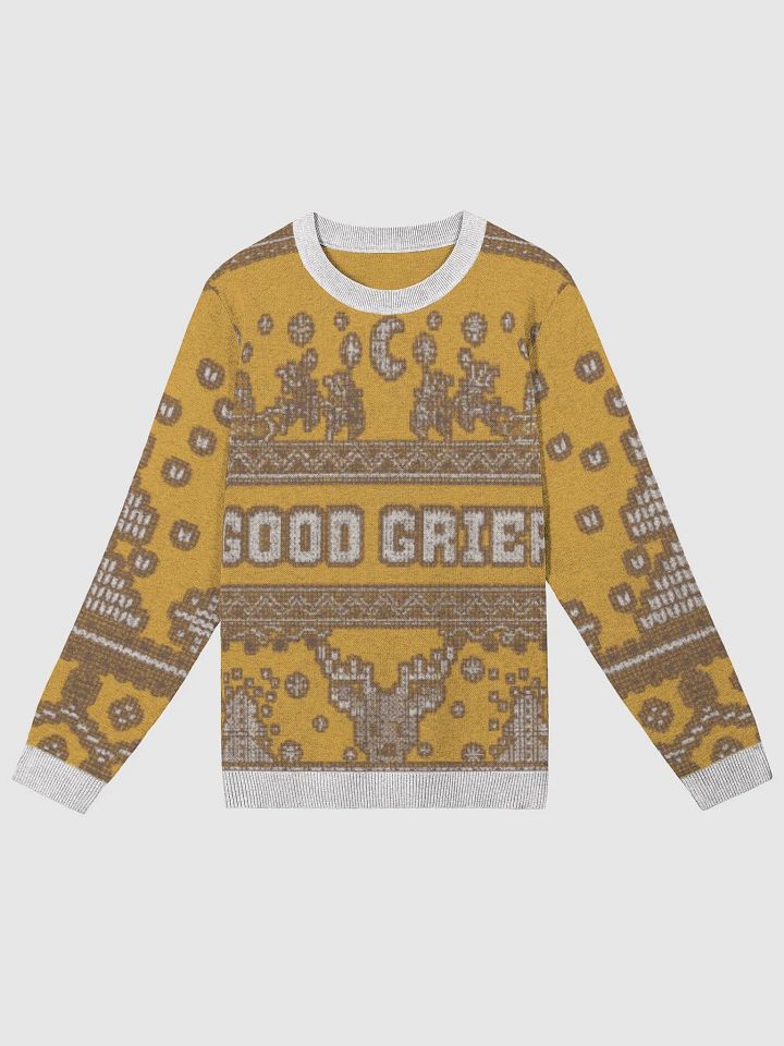 Good Grief Yellow Knit Sweater product image (1)