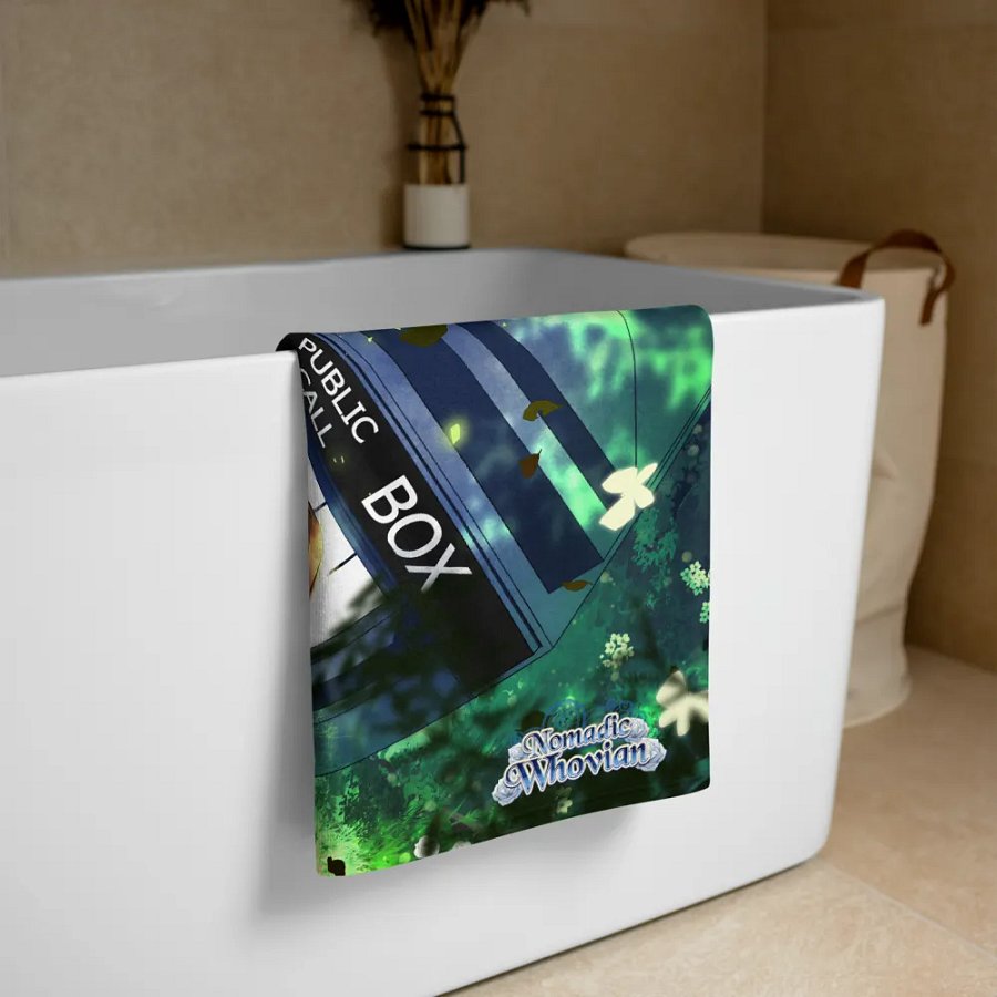Garden Tardis Towel product image (3)