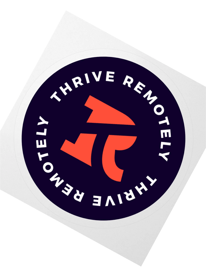 Stickie Sticker-Thrive Remotely product image (2)