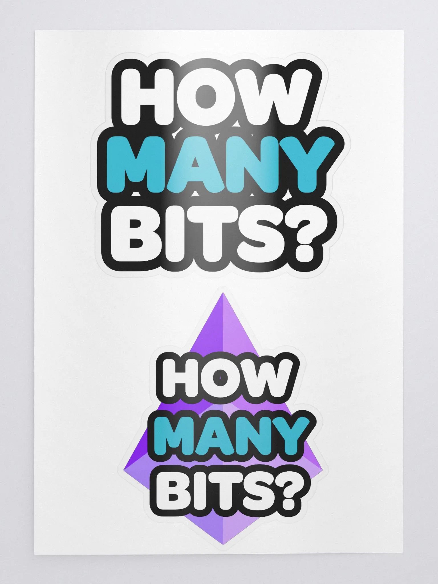 How Many Bits Sticker Collection! product image (1)