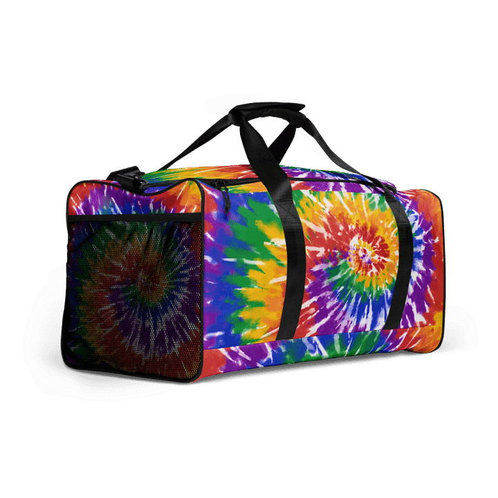 Rainbow tie dye duffle bag product image (2)