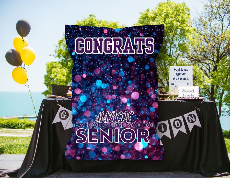 Editable Graduation Chip Bag Bundle – 14 Canva Templates Class of 2025 product image (9)