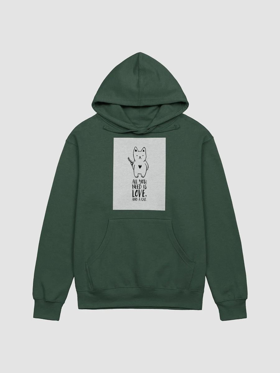 Hoodie - All you need is love and a cat product image (2)