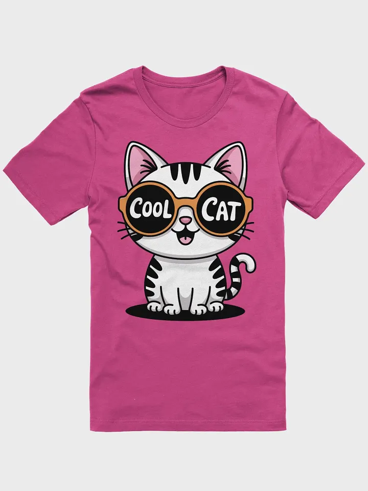 Cool Cat Sunglasses T-Shirt product image (4)