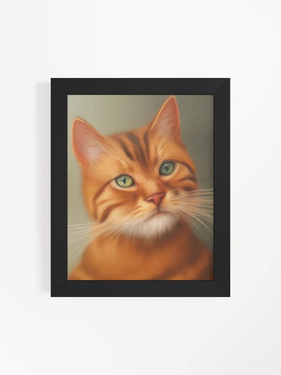 Cat Portrait Framed Matte Poster product image (94)