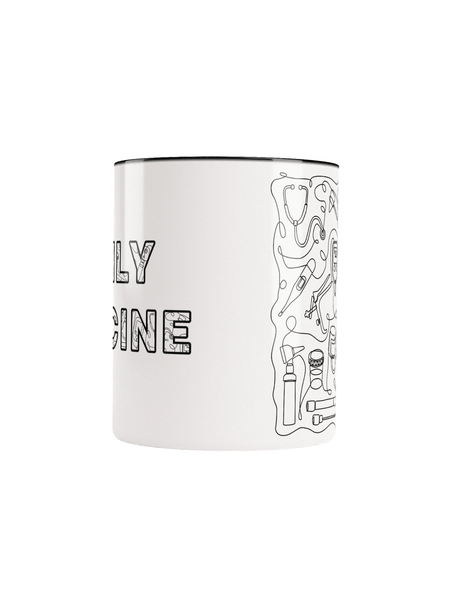 Service Lines (Family Medicine - Black Mug) product image (2)