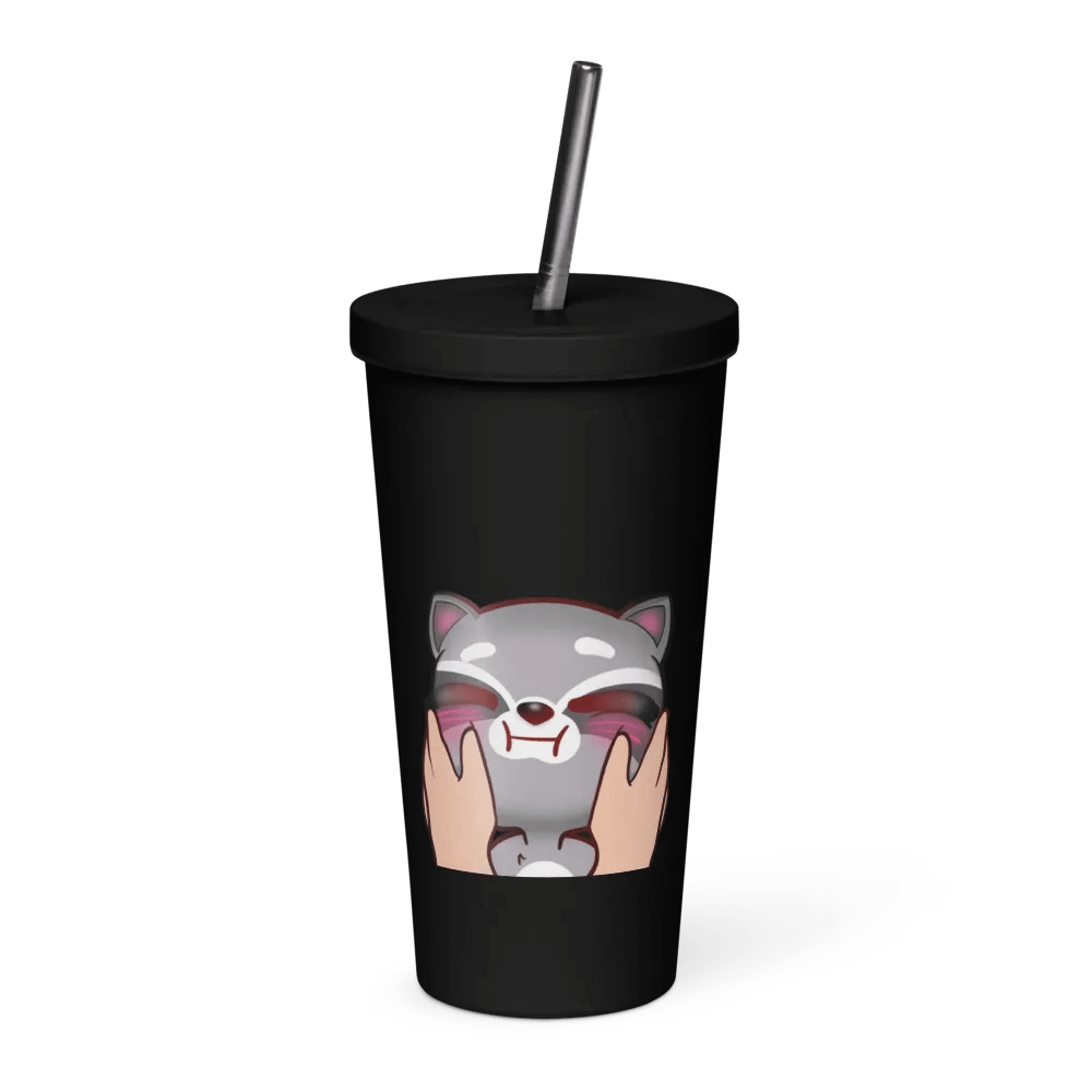 Cute Raccoon Insulated Tumbler product image (1)