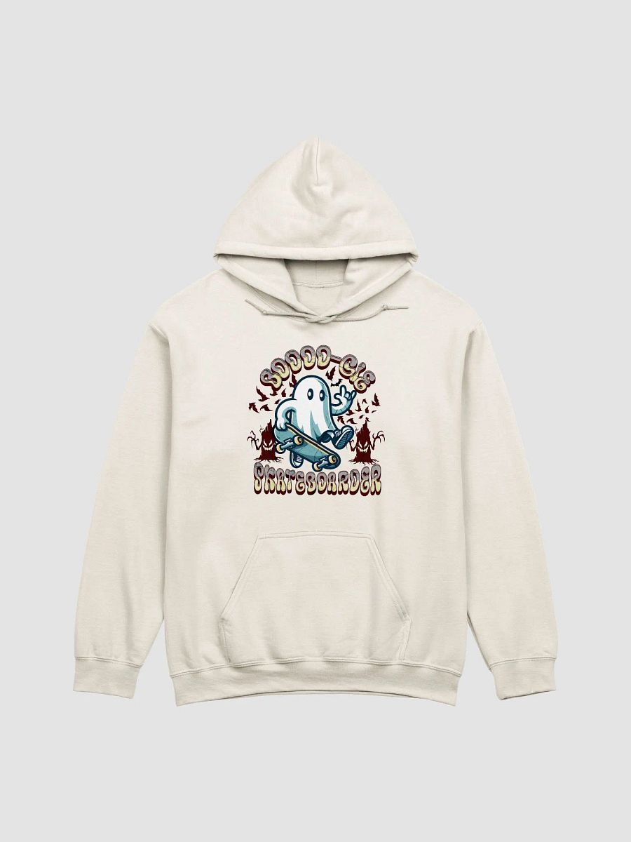 Boooo-gie Skateboarder Ghost Spooky Skater Hoodie product image (19)