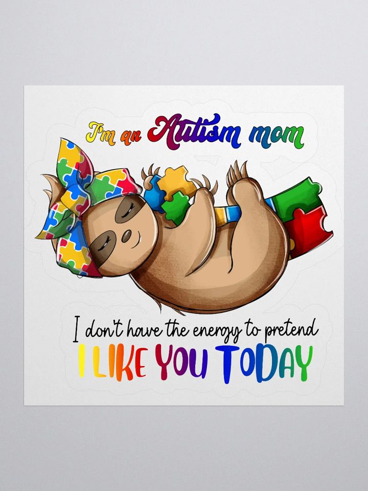 Autism Mom3 Sticker product image (1)