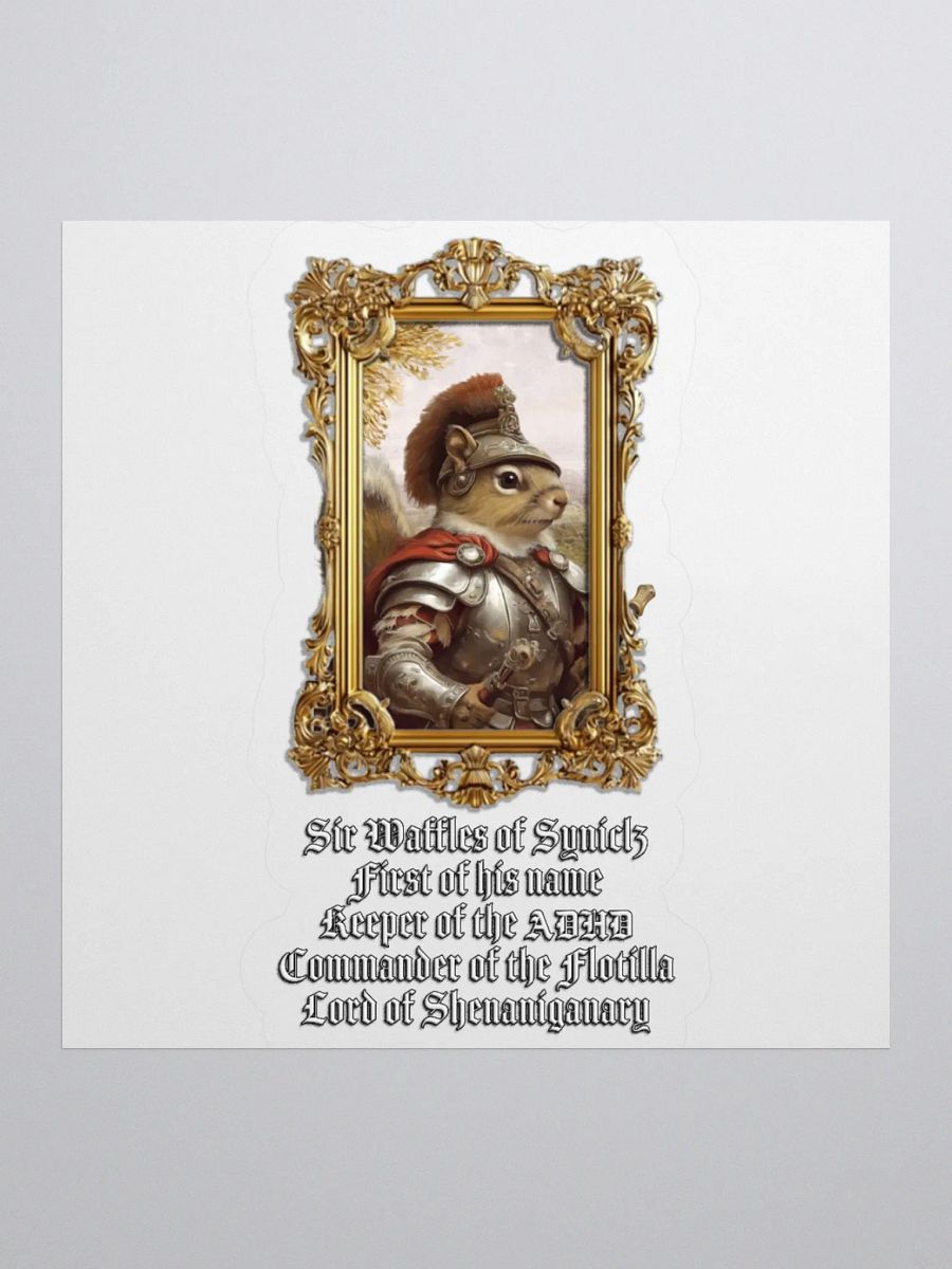 Sir Waffles - Sticker product image (2)