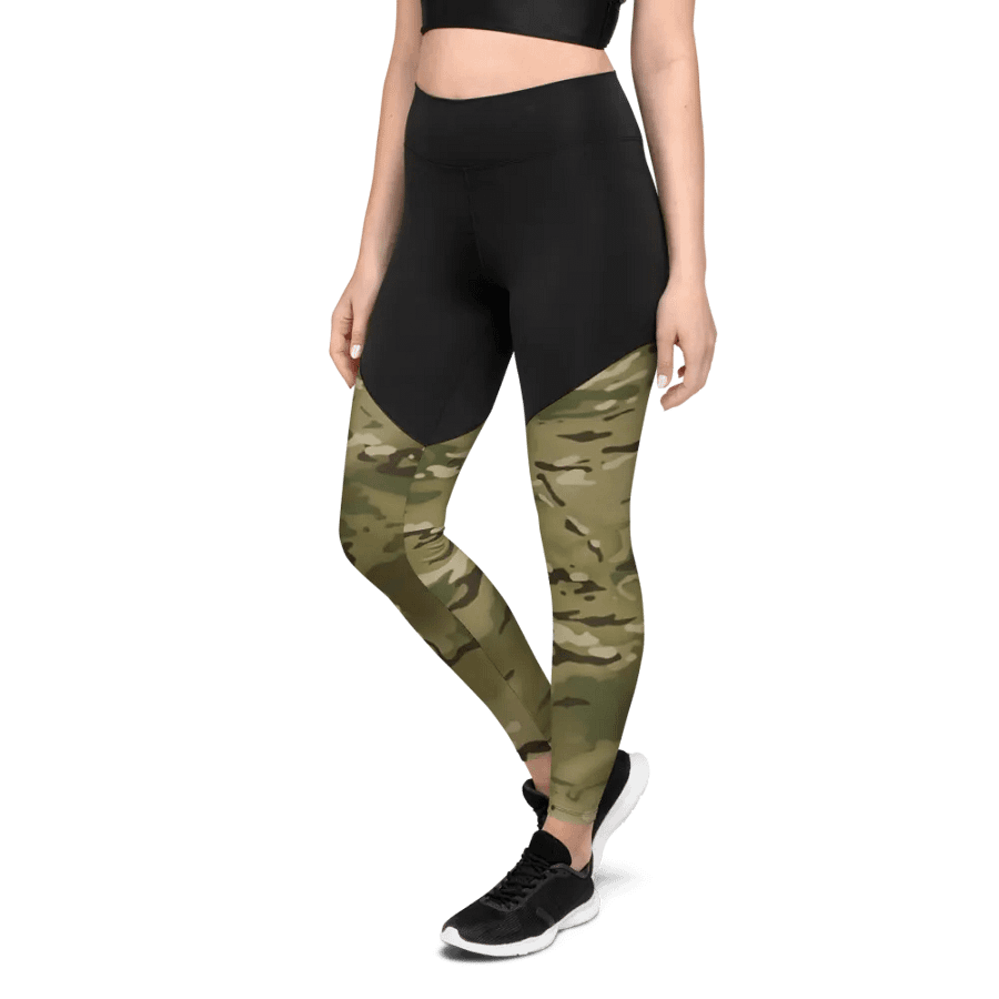 Faithful Camo: Compression Leggings - Multicam product image (9)