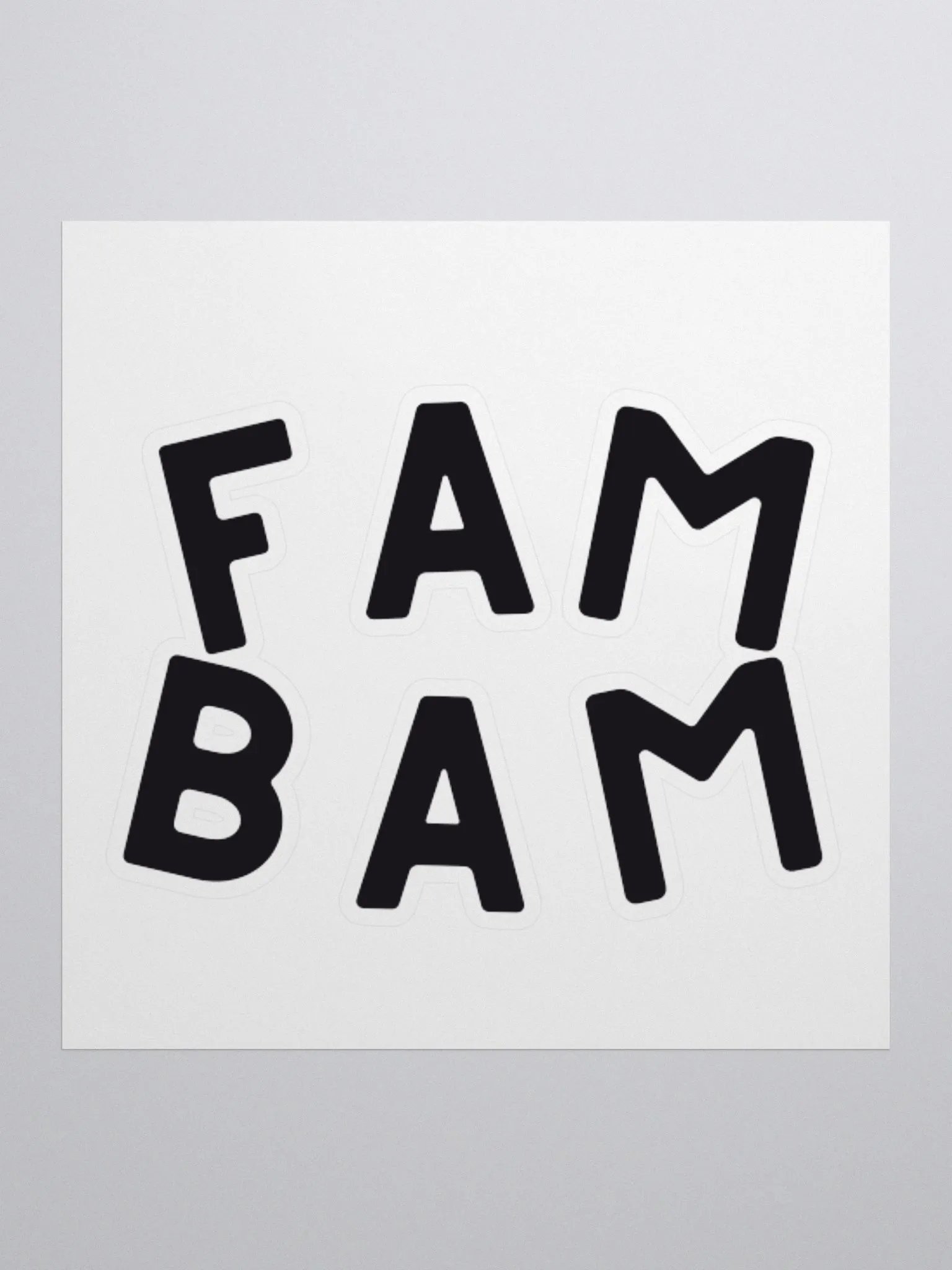 Fam Bam Sticker product image (1)
