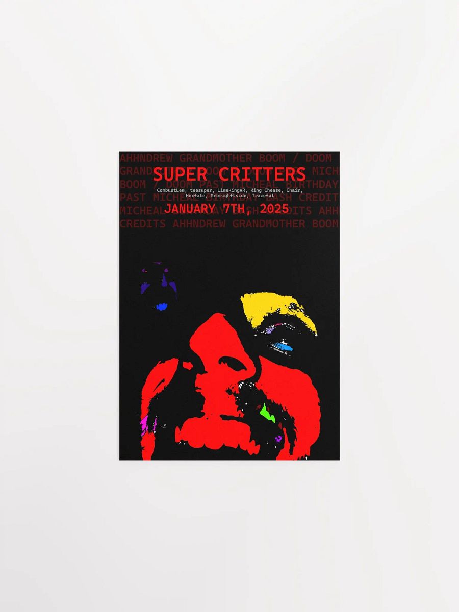 Super Critters Poster - Matte product image (1)