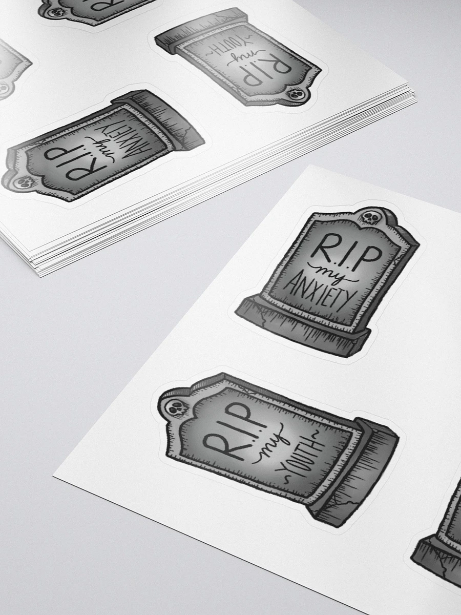 RIP Tombstones Sticker Sheet product image (5)