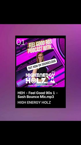 Feel Good 90s Podcast No1 - Sash 

Listen to HEH - Feel Good 90s 1 - Sash Bounce Mix.mp3 by HIGH ENERGY HOLZ on #SoundCloud
h...