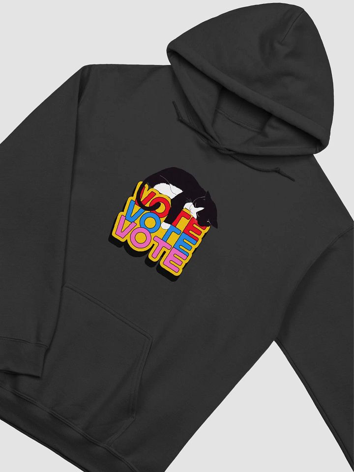 Vote Cat Slumbering Classic Hoodie product image (2)