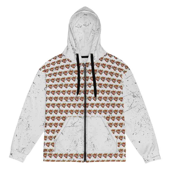 TryToTilt_Pinball Grid All-Over Zip Hoodie product image (1)