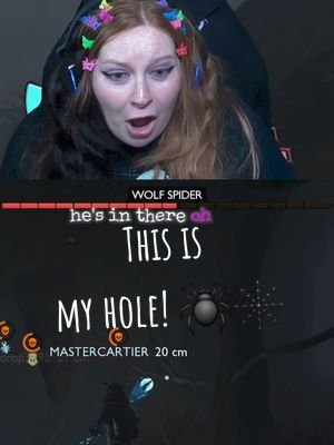 I had it all under control… then the wolf spider said “humble yourself, sweetie.” @Whatthedoink  @kingdrop2422  #grounded2 #groundedgame #funny #wolfspider #spider 