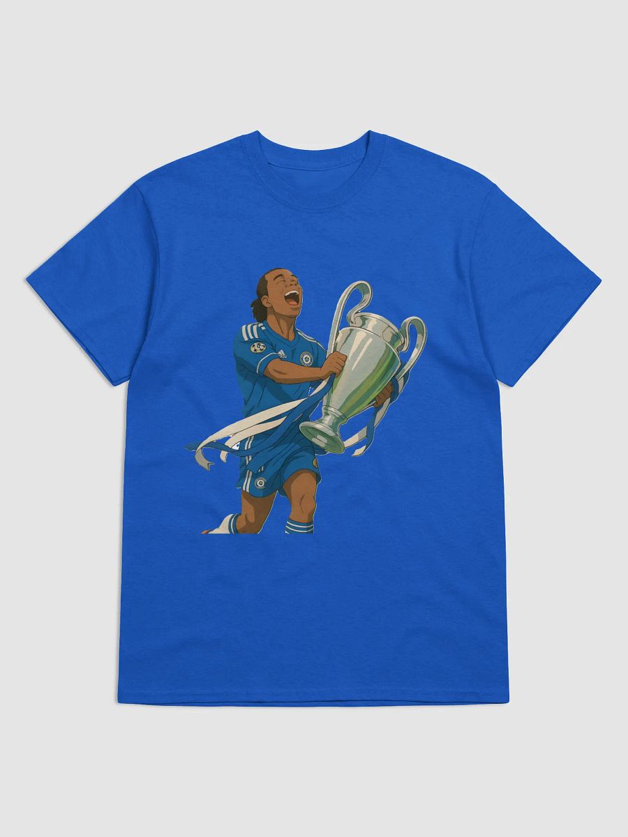 T-Shirt - Didier Drogba Champions League Trophy - Iconic Moment - Chelsea (Various Colours) product image (12)
