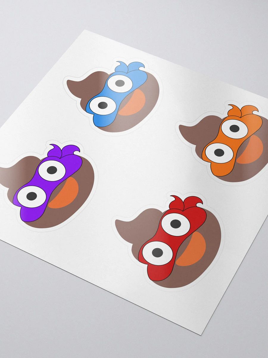 Ninja Poop Stickers product image (3)
