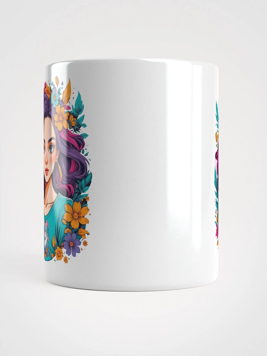 Bloomcore Flower Girl Coffee or Soup Mug - 11 oz - 15 oz - 20 oz - v2 product image (6)