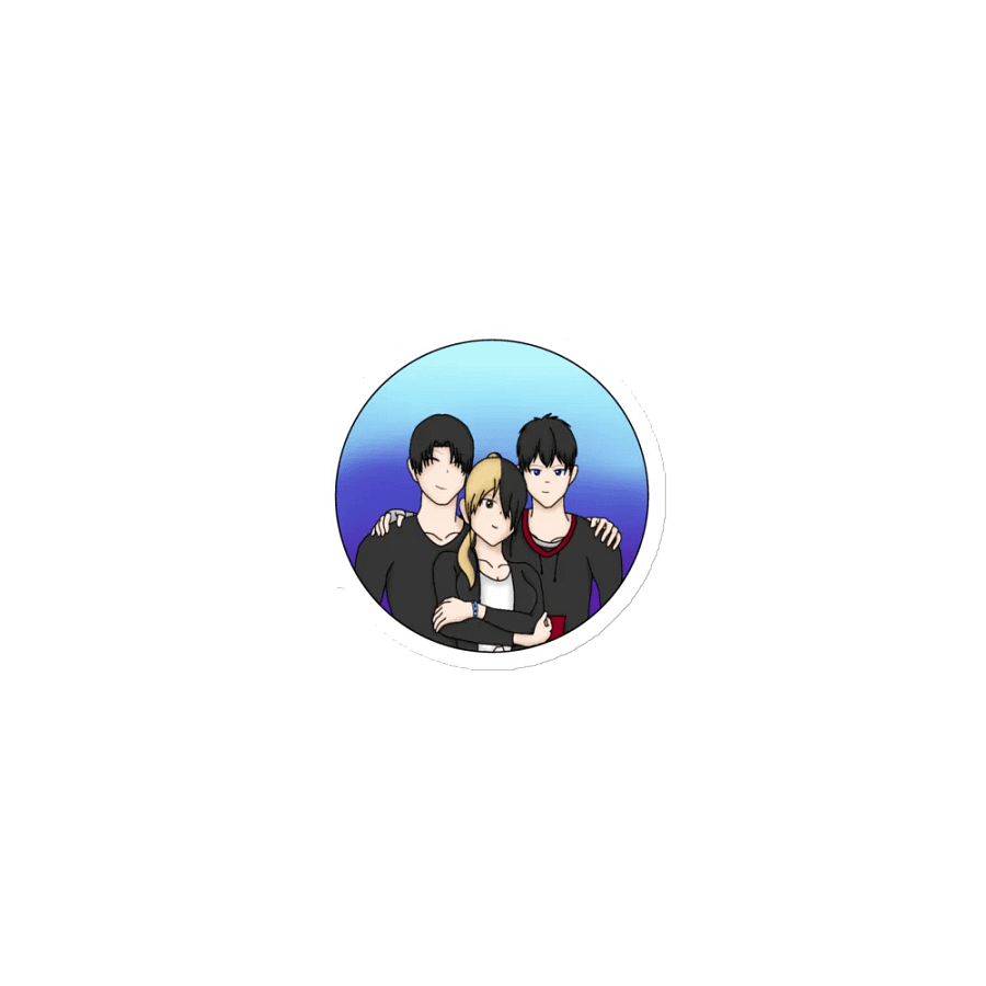 Glitch Family Magnet product image (1)