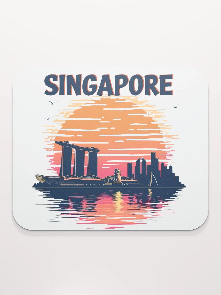 Sunset Skyline Singapore Mouse Pad product image (2)