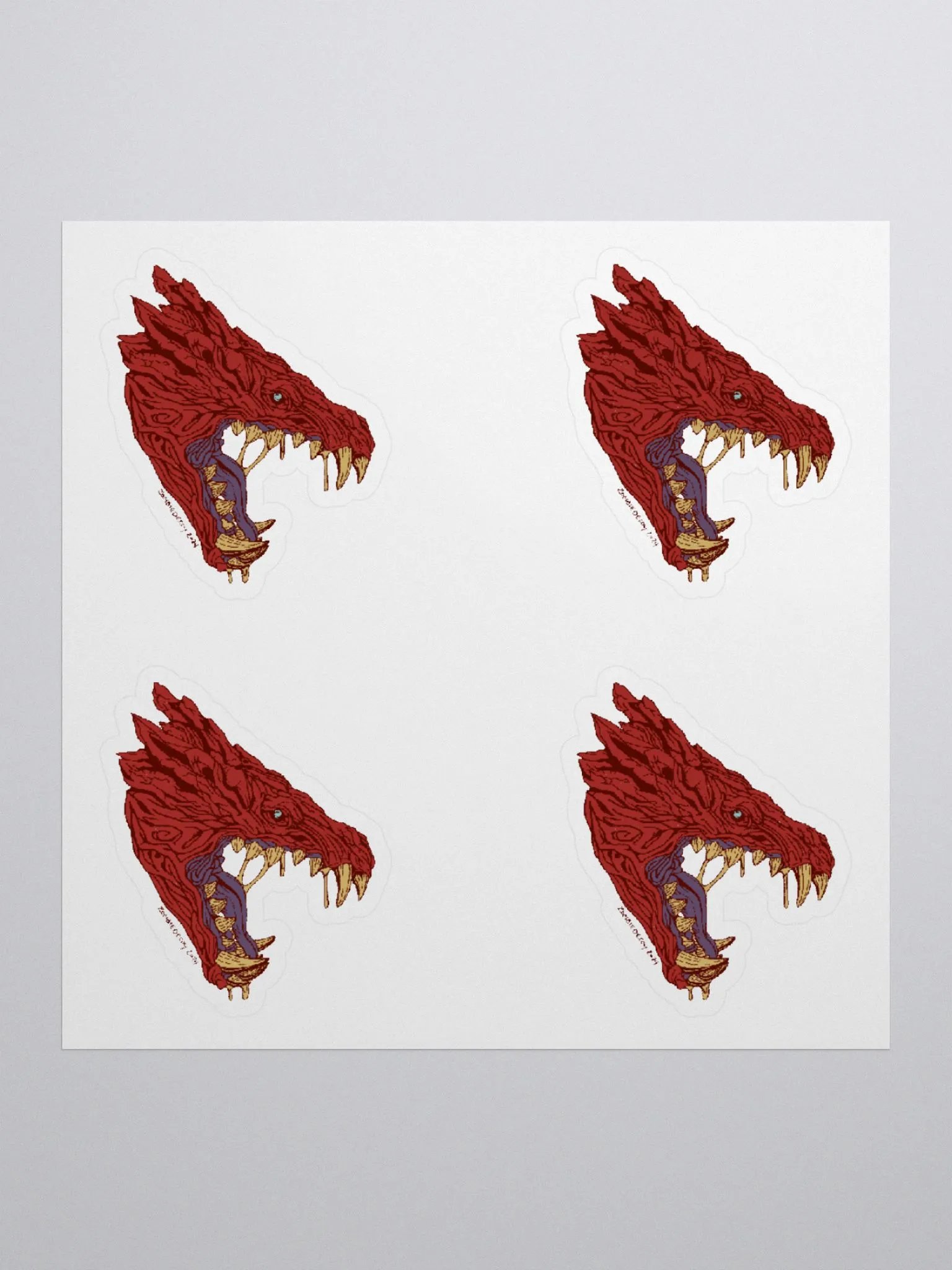 Odogaron Sticker 4-Pack product image (1)