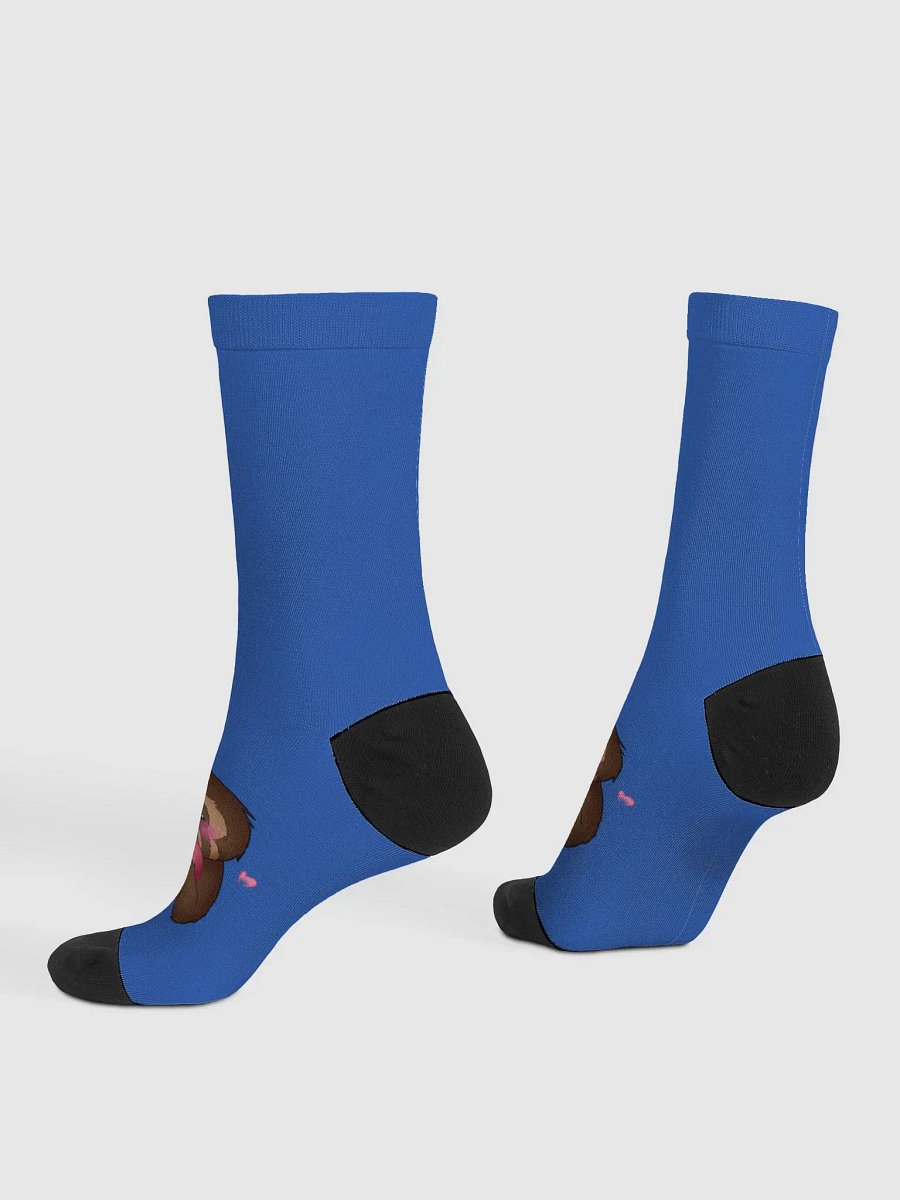 Blue Cupid Blushing Crew Socks product image (4)