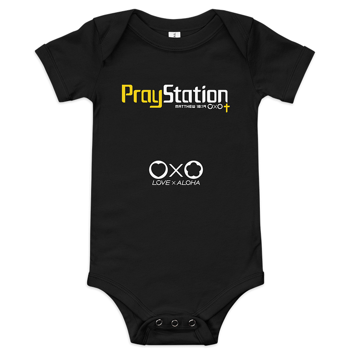 LXA PrayStation Baby One Piece | Love X Aloha - Faith Collection | Premium Christian Apparel product image (1)