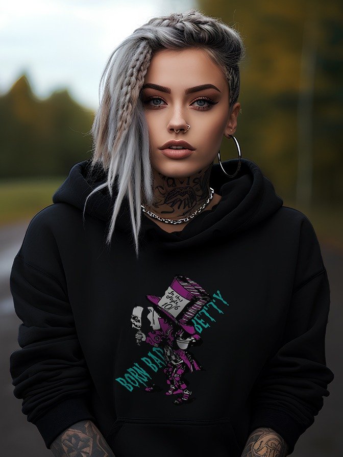 Mad Hatter Style Classic Women's Hoodie product image (1)