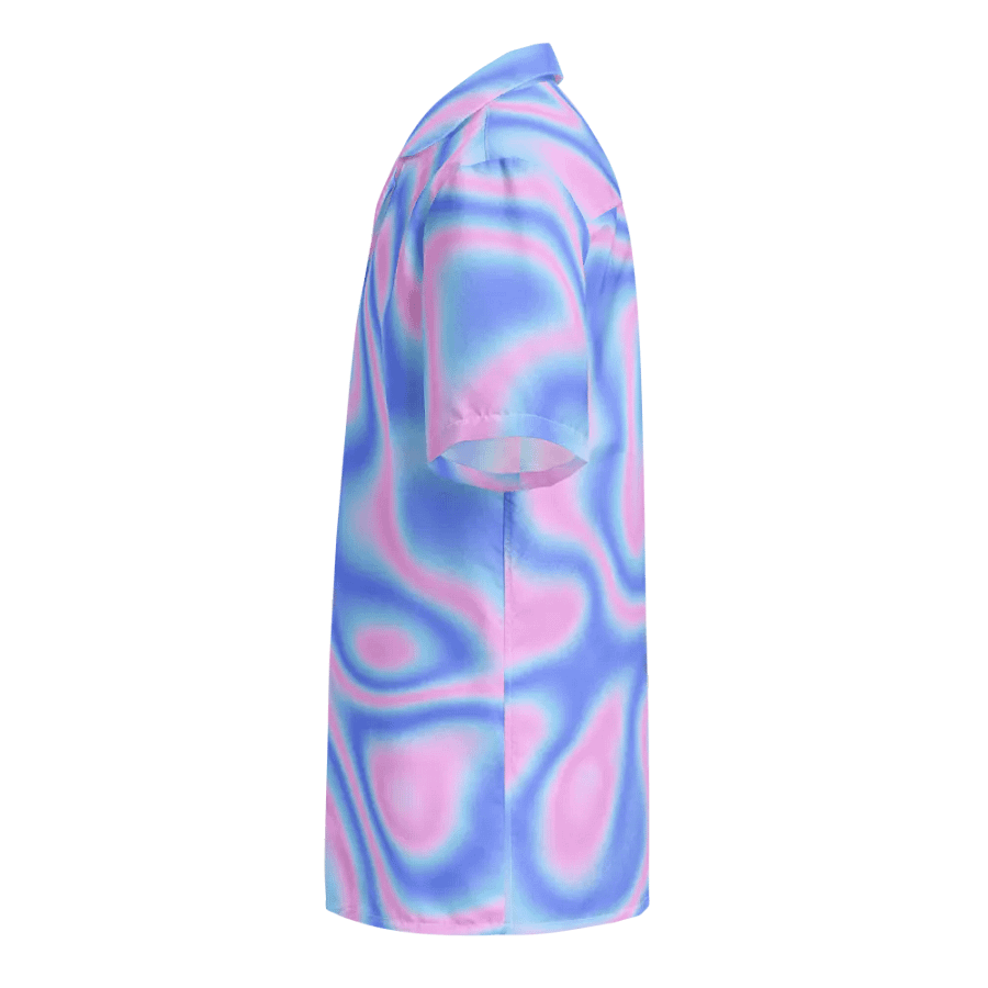 Psychedelic Hologram Unisex Hawaiian Shirt product image (9)