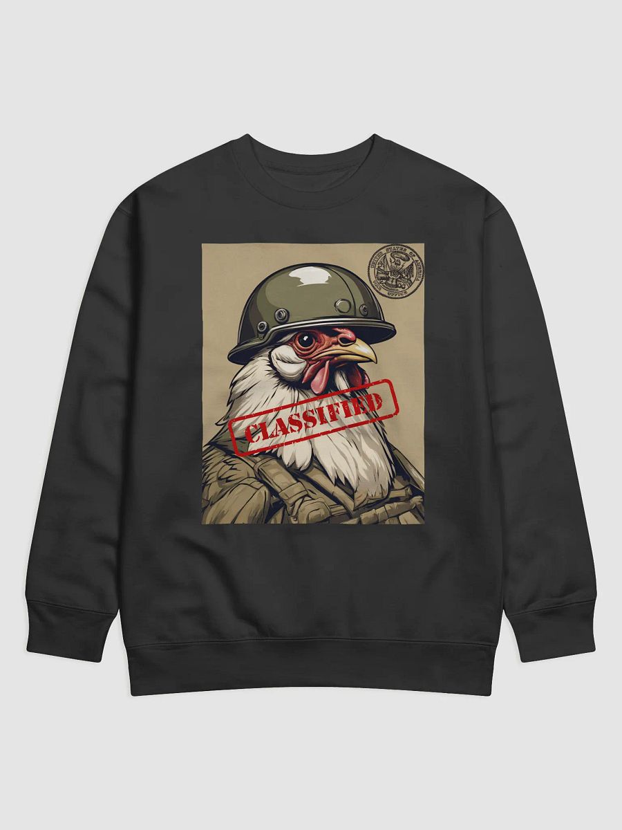Classified Clucker Military Sweatshirt product image (1)