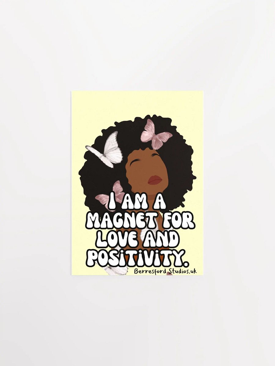 Love and Positivity Manifestation Poster product image (1)