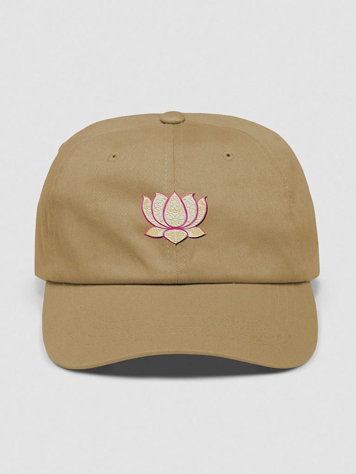 Golden Lotus Dad Hat product image (1)