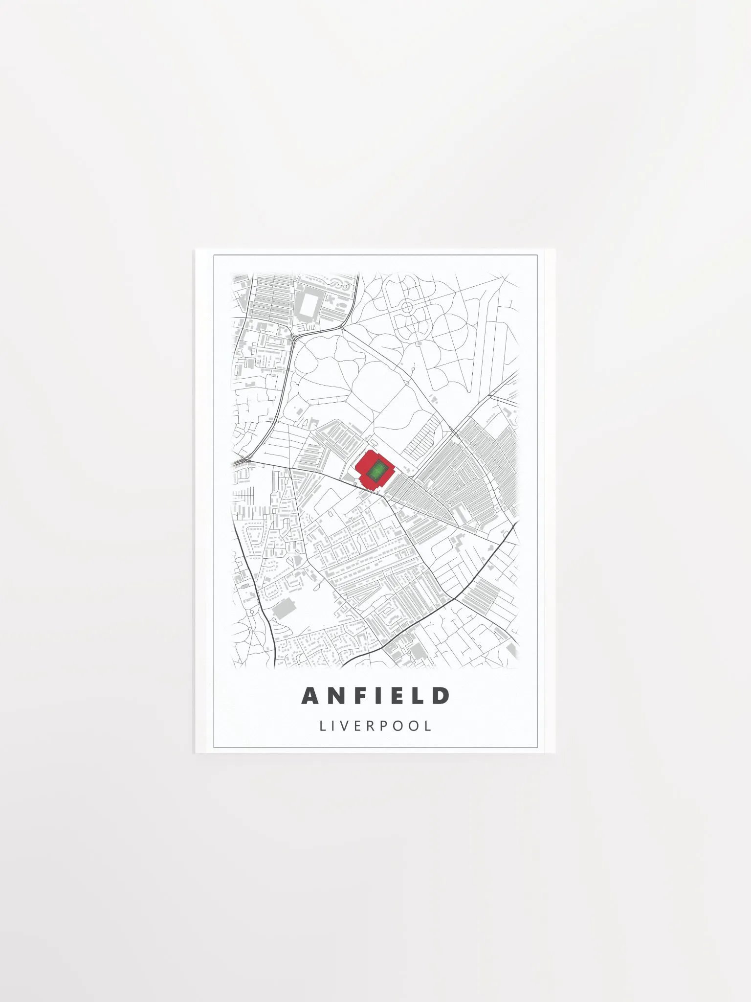 Anfield Map - Liverpool FC product image (2)