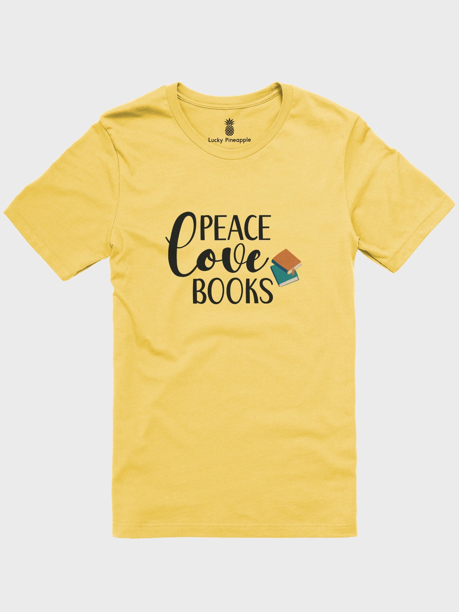 Peace Love Books Unisex T-Shirt product image (1)