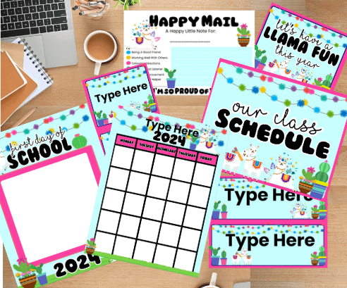 Llama Back to School Bundle product image (1)