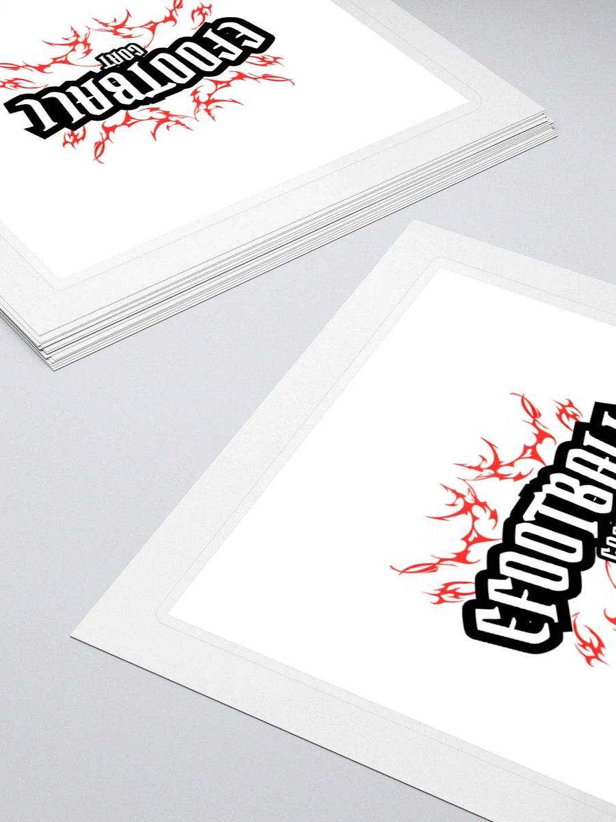 Flaming GOAT Kiss Cut Stickers product image (10)