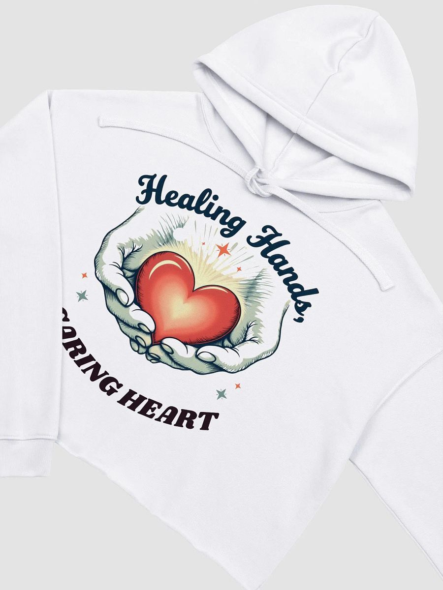 Healing Hands - Caring Heart Crop Hoodie product image (9)