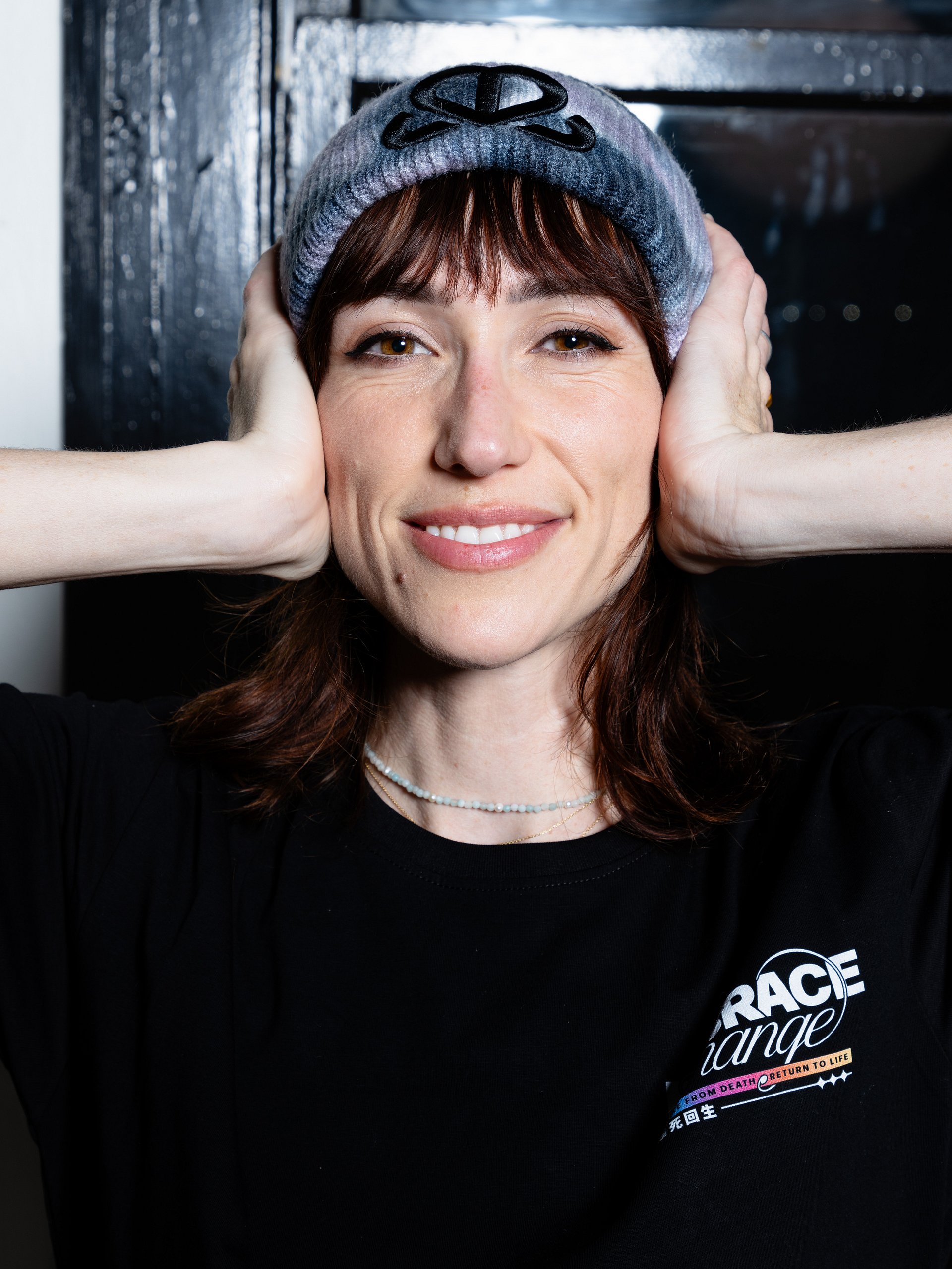 Cotton Candy Tie-Dye Heart Beanie product image (5)