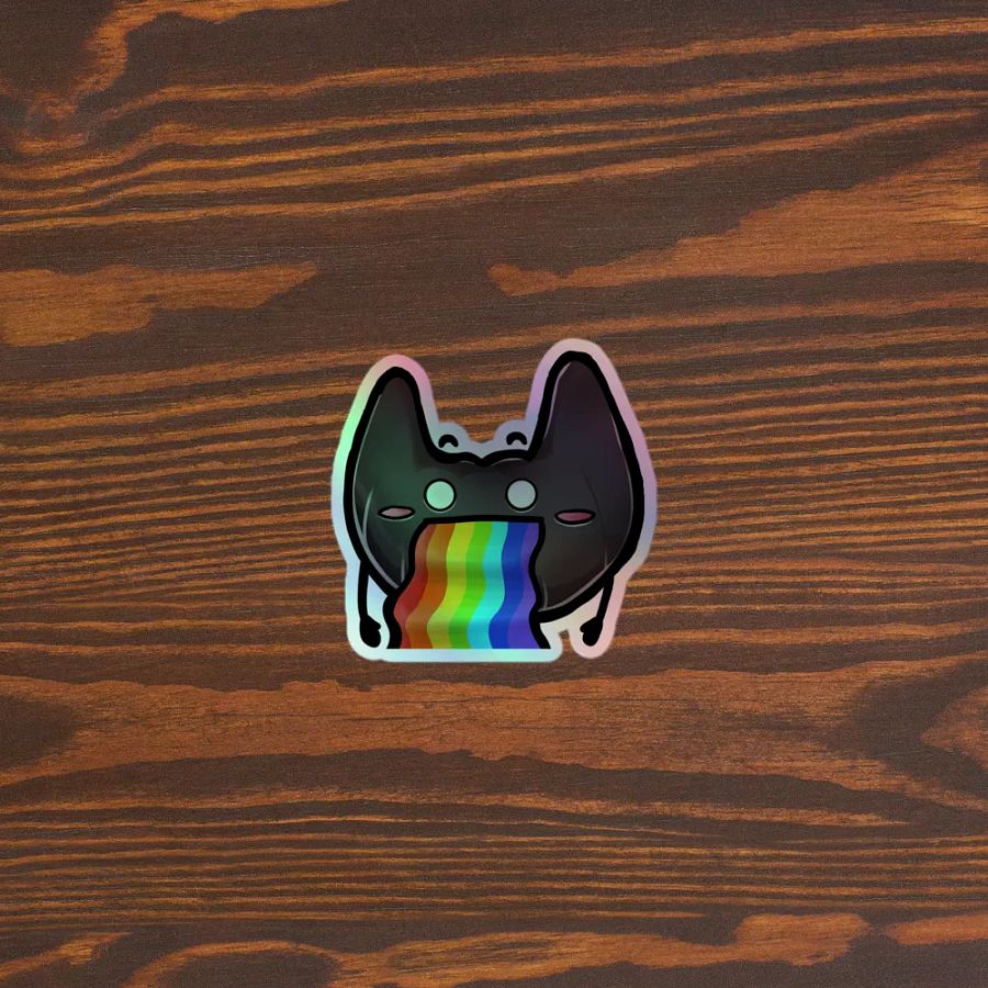 Beardie Pride Holographic Sticker product image (3)
