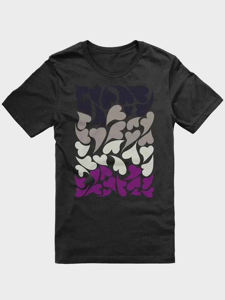 Nestled PRIDE Asexual T-shirt product image (3)