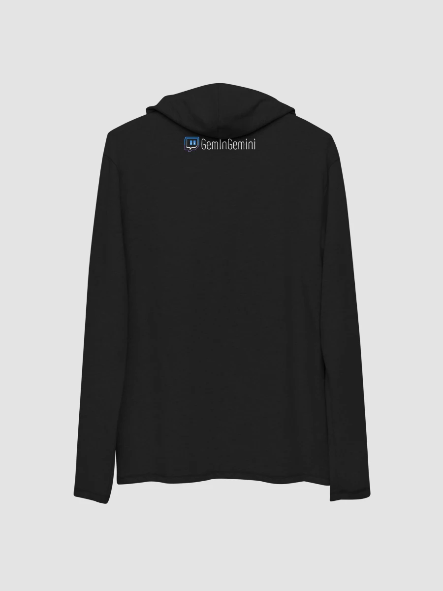 Black She's the Gem for Us Lightweight Hoodie Embroidered product image (2)