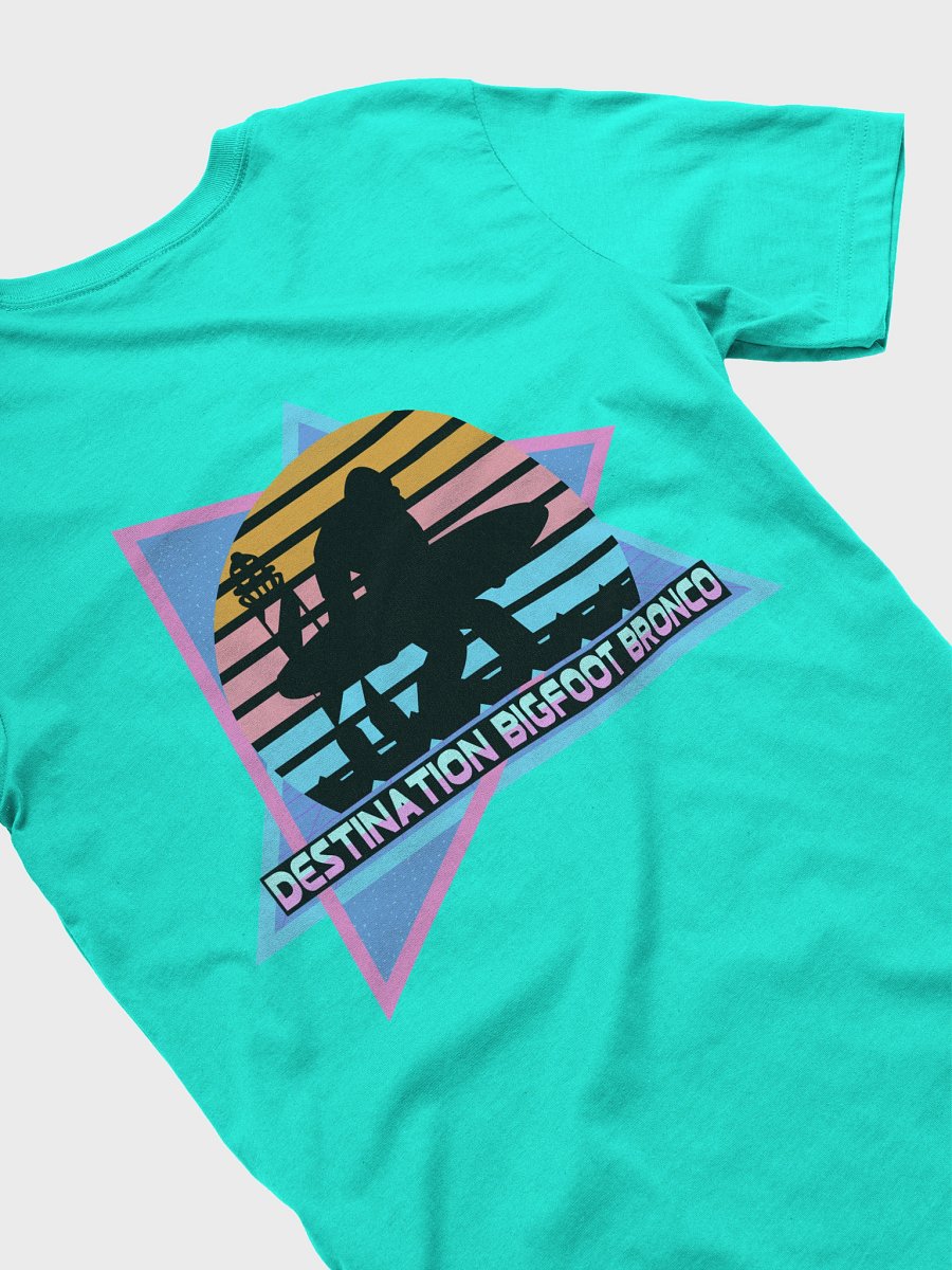 Destination Bigfoot Bronco Retro-Inspired T-Shirt (Teal) product image (4)